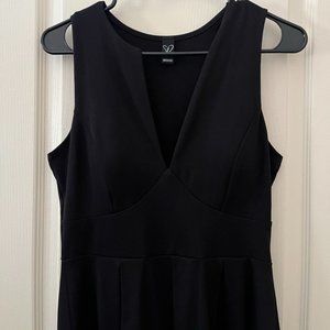 Windsor Store Black Formal Skater Skirt Dress